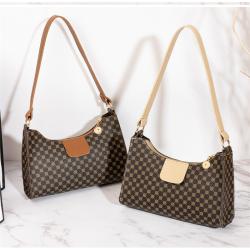 Gelory Customized Ladies Portable Underarm Handbag Brand Pattern Design Print PU Leather Shoulder Bag