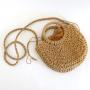 Bolsos New Fashion Draw String Handbag Straw Crossbody Bag Wholesale Pure Color Ladies Bag