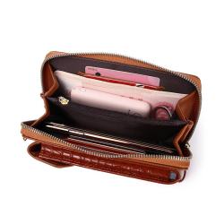 KBW462 Women Phone Bag New Crossbody Vertical Paragraph Cases Cover Type Mini Shoulder Crocodile Pattern Coin Purse For Women