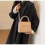 HR662 New Fashion Women's Handbag Fashion One Shoulder Underarm Women's Tote Bag PU Casual Solid Color Square Crossbody Bag