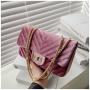 Square Hand Bags For Women Chain Handbags Fashion Pleuche Crossbody Handbag Pure Color Hasp Woman Bags Shoulder Bag Ry7200126