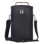 Lunch Cooler Bag for Picnic Large Capacity Thermal Insulation Bag New Wine Package Waterproof Single Shoulder 2 Bottles Red