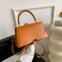 Fashion texture small bag female 2024 new popular design solid color crossbody bag fashion handbag small square bag trend