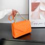 2023 New Pu Solid Women Fashion Handbags Sewing Thread Wholesale Women Handbags Metal Chain Designer Shoulder Bags For Women