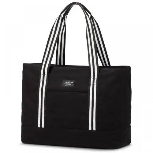 LOVEVOOK custom fashion canvas bags for ladies purses and handbags school business large 15.6in 17in women's laptop hand bags