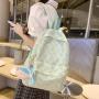 ZR439 Girls Waterproof New Fashion Backpack Nylon Custom Logo Schoolbag Travel Student Zipper Minimalist Schoolbag Laptop Bag
