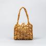 Special Small Women Handbags Wooden Bead Purse Ladies Casual Shoulder Crossbody Handbags Bucket Clutch Bag Wholesale