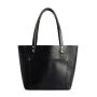 Luxury Handbag Brown Vintage Full Grain Leather Women's Tote Bag With Custom Printed Logo