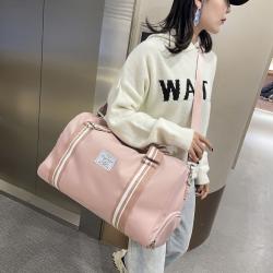 Gelory Fitness Big Capacity Duffle Handbag Women Sports Gym Luggage Fashion Travel Bags For Ladies