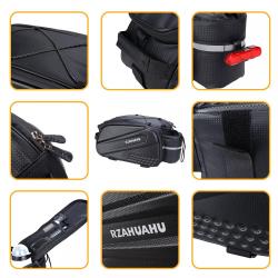 XL195 Outdoor Sports Travel Bike Bags Fashion Large Capacity Rear Rack Pannier Gear Anti Water Cycling Accessories Organiser