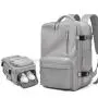 XL185 Students Durable Computer Backpack Waterproof Wearable Multicard Slot Backpack Expandable Large Capacity Shoulder Bag