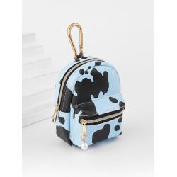 ZR222 Printed Cow Pattern Key Bag Summer New Korean Personalized Women's Daily Change Storage Bag Wallet