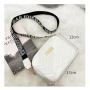 Fashion Messenger Bag for Women Fashion Trendy Custom Wave Pattern Embroidery Shoulder Crossbody Bags