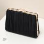 New Arrival ladies party wrinkle clutch bag purses polyester fabric women's dress clutch bag evening bags dinner clutch handbags