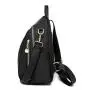 ZX054 Unisex Black School Bags Waterproof College Trade Student Backpack Shoulder Knapsack Laptop Travel Backpacks School Bags