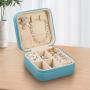 Fashion Portable Small Jewelry Boxes Travel Earrings Necklace Ring Organizer Storage Case Velvet Jewelry Box