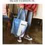 Hot Sale 2024 New Large Capacity Multi Color Girl Student One Shoulder Messenger Canvas Bag