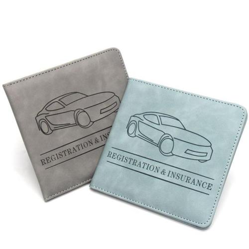 ZR580 Unisex Driver's License Bag Protective Cover Insurance Information PU Bag Motorcycle Magnetic Attraction Card Holder