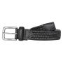 Factory wholesale genuine leather buckle belt woven leather belt men real leather belt