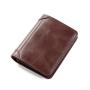 XL302 Accept Customized Logo Genuine Leather Soft Comfortable Triple Folding Billfold Best Selling Men's Short Leather Wallet