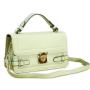 ZR789 Woman PU Retro Bag Daily Life Girl Horizontal Solid Color Small Square Single Bag Girl Button Underarm Versatile Bag