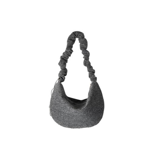 Popular Nylon Material Handbag Ladies One Shoulder Crossbody Underarm Shoulder Bag With Zipper Closure