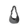 Popular Nylon Material Handbag Ladies One Shoulder Crossbody Underarm Shoulder Bag With Zipper Closure