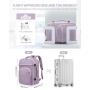 LOVEVOOK Custom 40L Travel Laptop Backpack 17" Personal Item with USB Waterproof Packing Cubes Travel Backpack with shoes bag