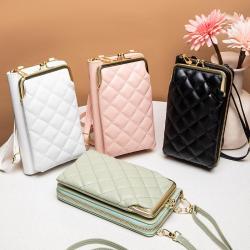 Hot Selling Korean Fashion mobile phone bag 2024 Ladies shoulder bag wholesale simple crossbody bags for women