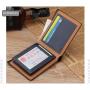 OEM001New Fashion Best Selling PU Leather Short Simple Men Wallet Waterproof Retro Men Purse Business ID & Credit Card Holders