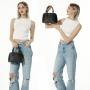 Lovevook Luxury Women's Shoulder Bags Leather Purse Work Office Designer Trending Handbags Waterproof Ladies Handbags Tote Bags
