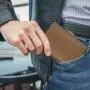 Men's aluminum alloy wallet coin folder metal card bag rfid blocking pop up card holder