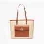 High Quality Vegan Leather Women Shoulder Bag Woven Ladies Handbags Customized Logo Tote Bag