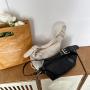 Fashion Cool Girl Black & White Soft Leather Bags Women Handbags Ladies Shoulder Sling Bag Women Handbag Wholesale