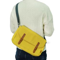 Fashion Tablet Crossbody Travel Shoulder Satchel Bag Canvas Messenger Bag With Adjustable Strap