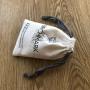 White Soft Muslin Cotton Packaging Drawstring Pouch