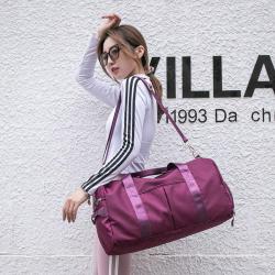 XL051 Hot Sell Anti Water Large Capacity Travel Bag Durable Wet Dry Separation Gym Bag Merchandise in Stock Sports Duffle Bag