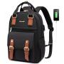 LOVEVOOK Cute Waterproof Small Backpack Fashion Mini Casual Daypack Travel College Work Daily laptop Backpack Women with usb