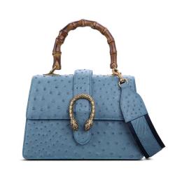 Exotic Genuine Ostrich Skin Bag for Women Leather Shoulder Bag Ladies Crossbody Bag