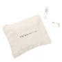 KBW792 Customized High Quality Zipper Canvas Zipper Cosmetic Bag Fashion Travel Eco-friendly Cotton Canvas Clutch Bag