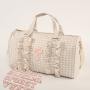Trending Products 2021 New Arrivals Personalized Gingham Weekender Travel Duffel Bag Sports Gym Bag Travel Bag Set