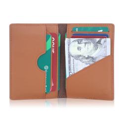 Popular men wallet high quality wallet gift for men real leather bifold wallet customized