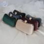 New Velvet Gilded Retro Party Handbag Evening Bags for Women Wedding Bag Celebrity Solid Color Qipao Dress Bag Lock Buckle
