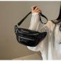 Ladies 2024 new style trendy waist bag shoulder crossbody chain fashion bag multi-pocket girls small chest bag