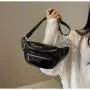 Ladies 2024 new style trendy waist bag shoulder crossbody chain fashion bag multi-pocket girls small chest bag