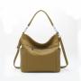 2024 Custom Vegan Leather Shoulder Bucket Bag For Women Fashion Crossbody Purse