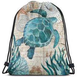 Gelory Hot Sale Design Custom Sheer Drawstring Bags All Over Print Elastic String Backpack Small Cloth Bag Drawstring