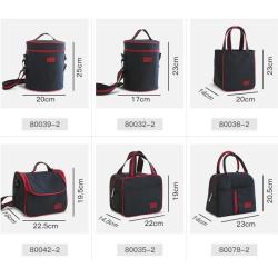 Insulated Leakproof Lunch Bag Tote Family Travel Stylish Cooler Bag Fresh Keeping Ice Pack Food Functional Storage Bag