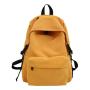 ZF162 Solid Color Nylon Shoulder Bag Female High School Backpack Male College Students Schoolbag Waterproof Wear-resistant