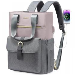 Custom OEM Convertible Cute Waterproof Computer Daypack for College Travelling Teacher Nurse Work Laptop Backpack Bags for Women